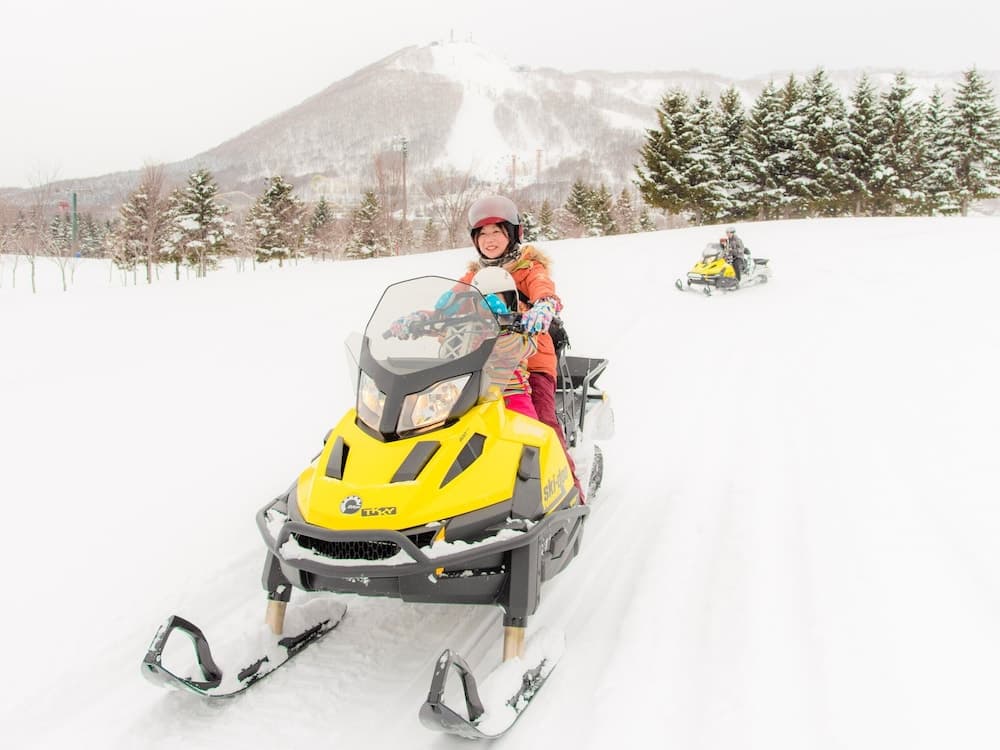 Snowmobiling