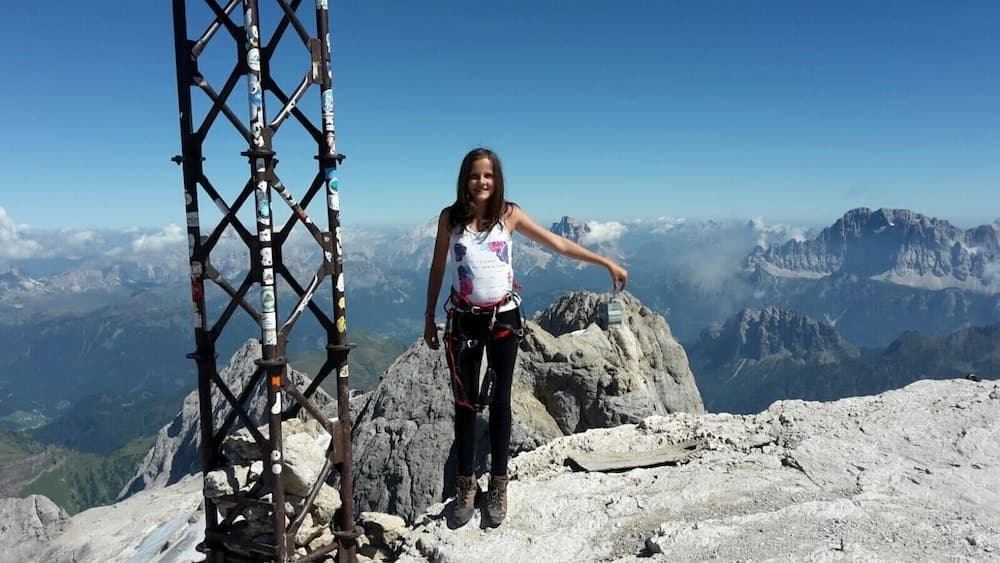 Outdoor rock climbing