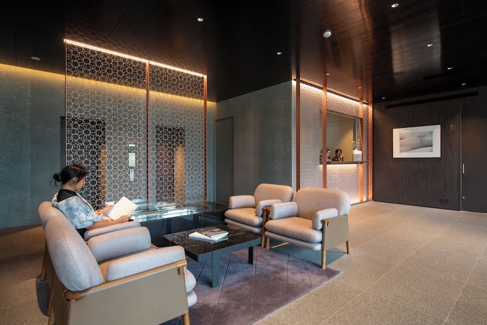 Lobby sitting area