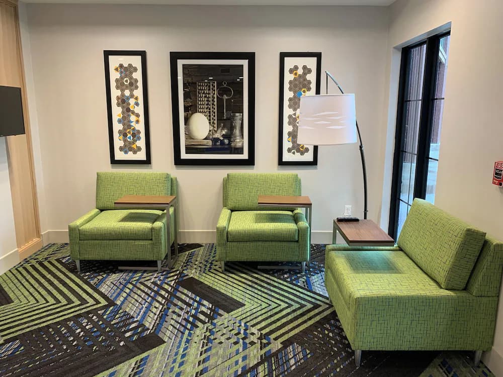 Lobby sitting area