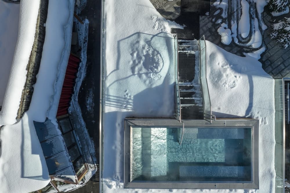 Rooftop pool