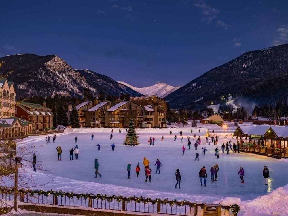 Ice skating