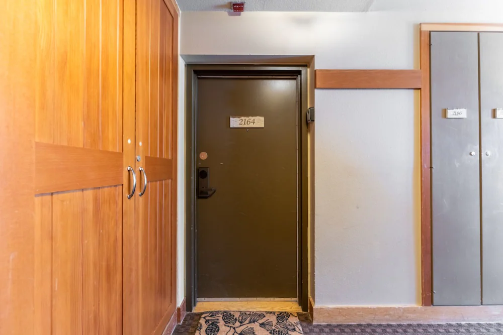 Interior entrance