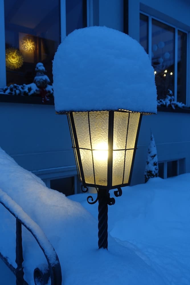 Front of property - evening/night