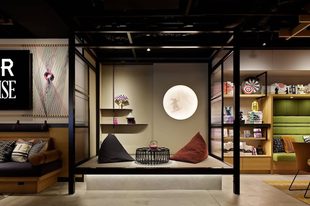 Lobby sitting area