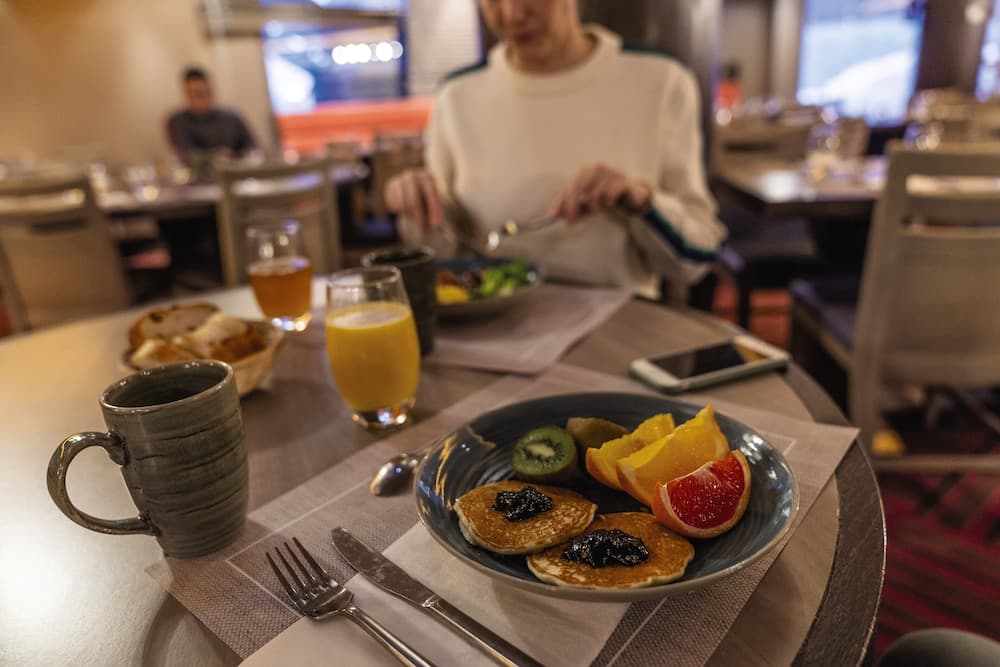 Breakfast buffet