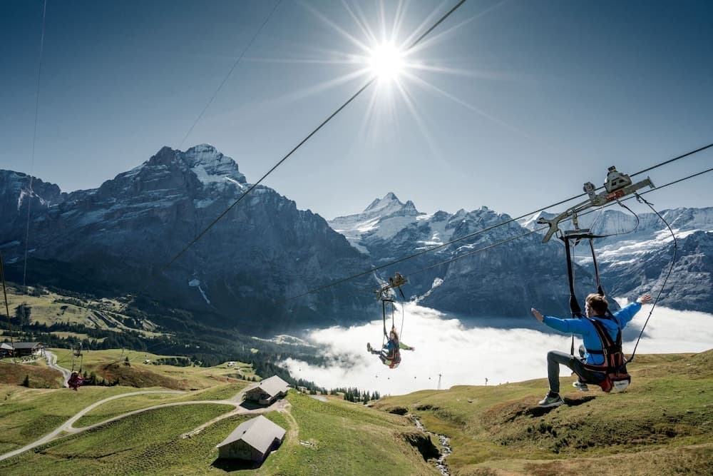 Ziplining