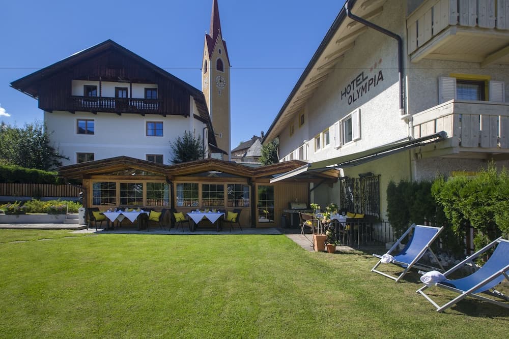 Outdoor wedding area