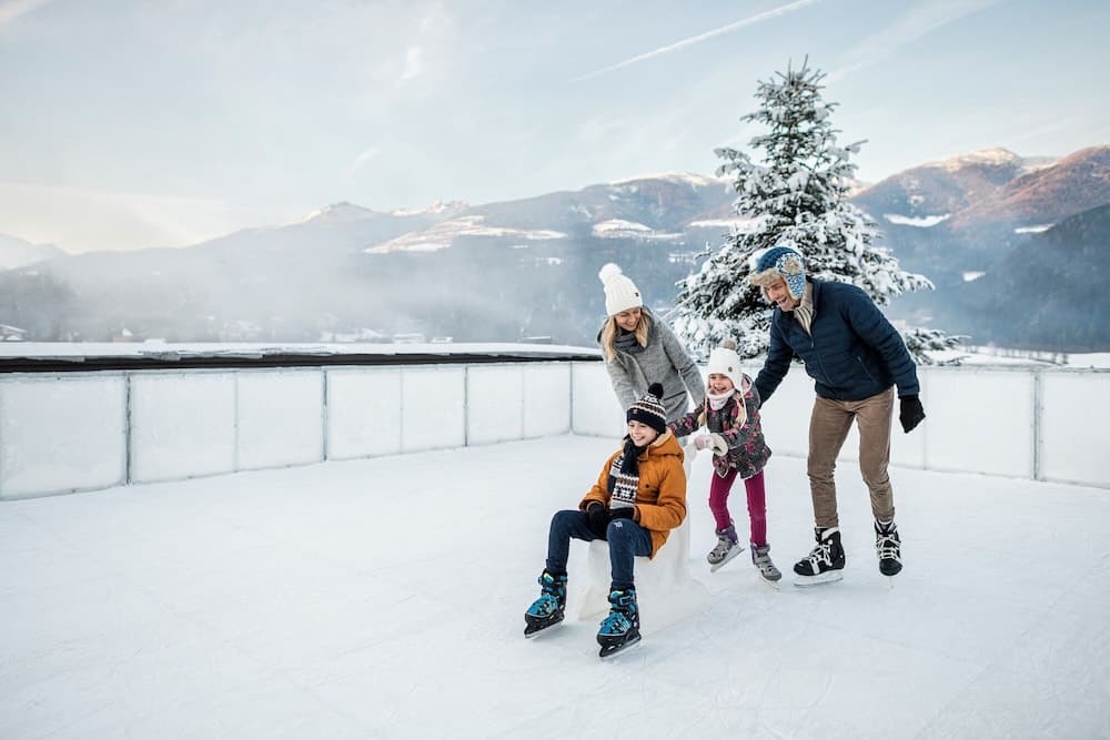 Ice skating