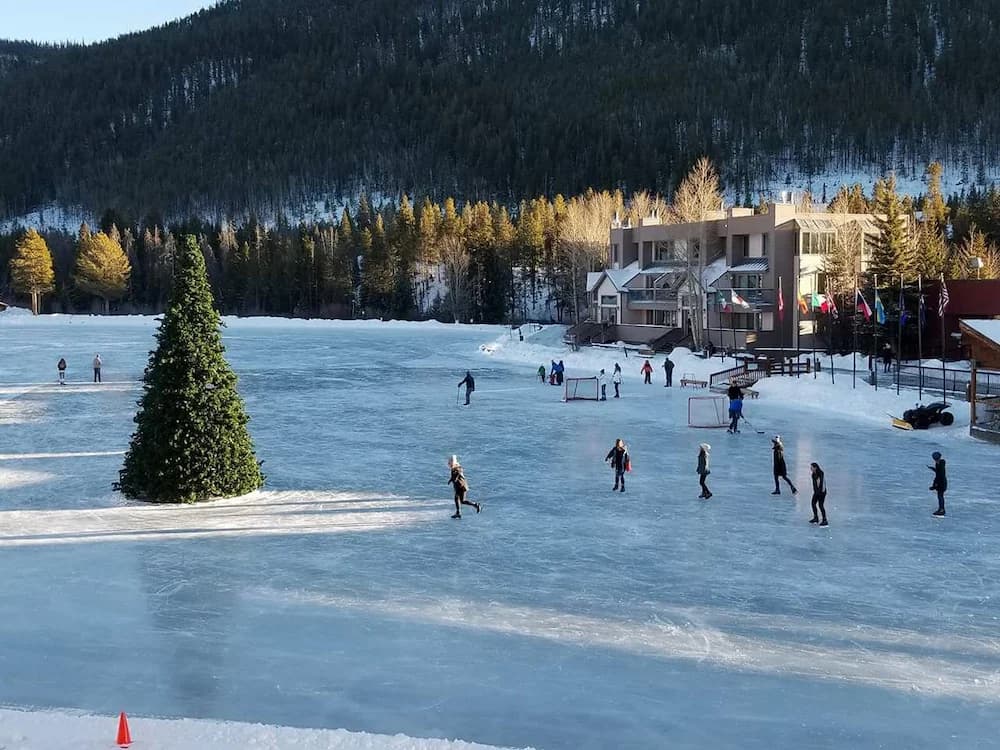 Ice skating