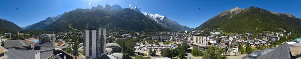 Chamonix - Mont-Blanc town 1,050 m