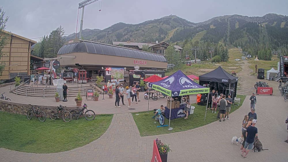 Jackson Hole - Base of Bridger Gondola Webcam