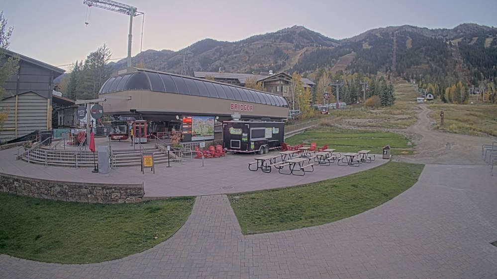 Jackson Hole - Base of Bridger Gondola Webcam