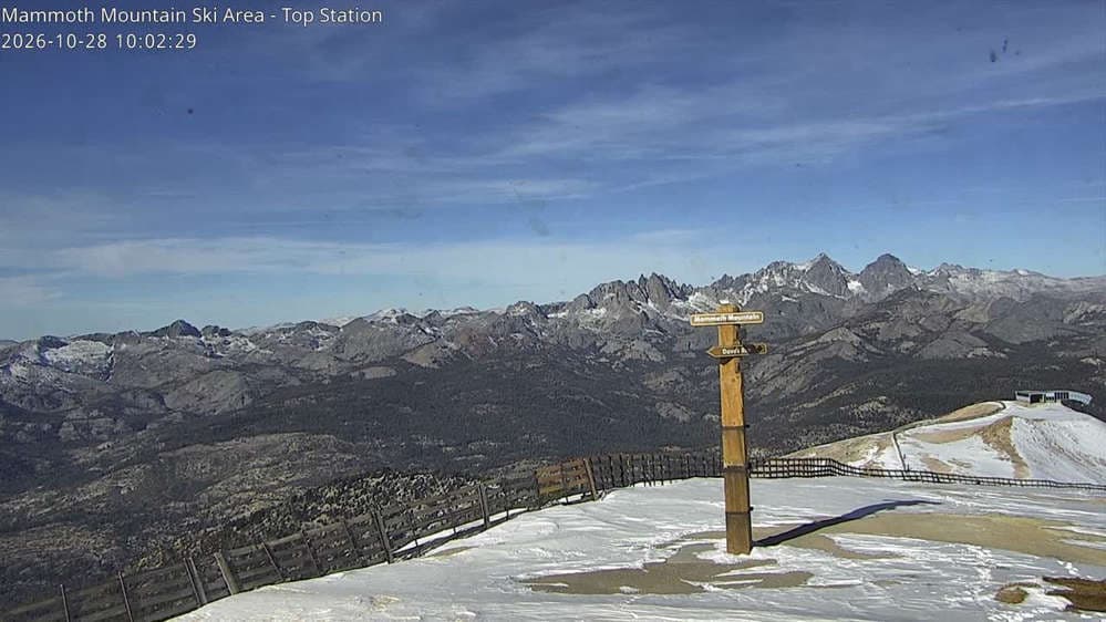Mammoth Mountain - Top of Sierra Webcam