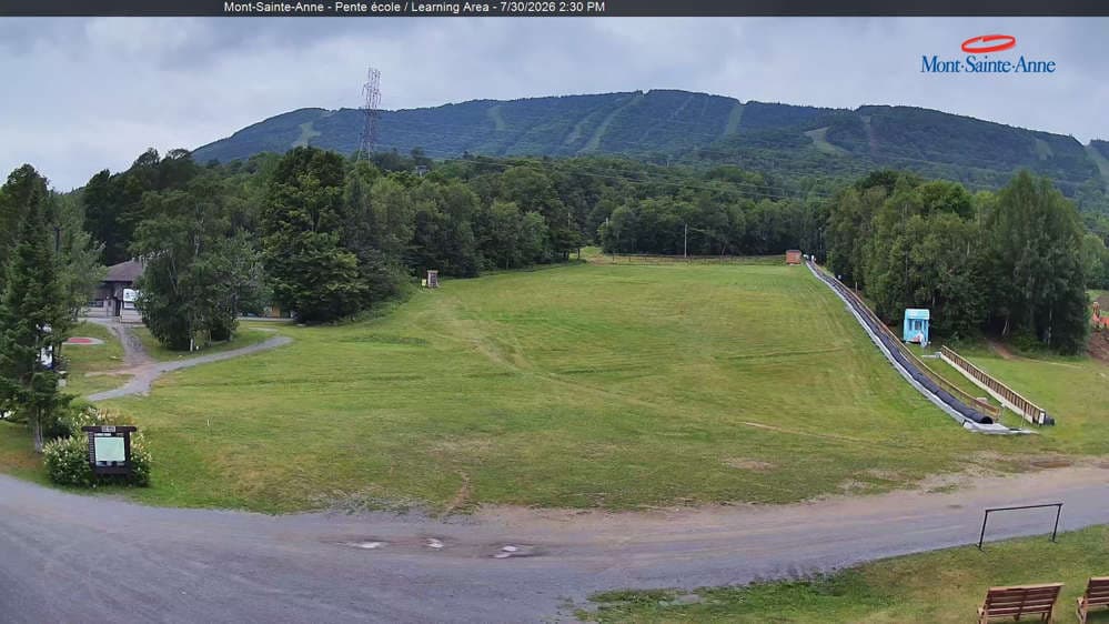 Mont Sainte-Anne - Learning zone Webcam