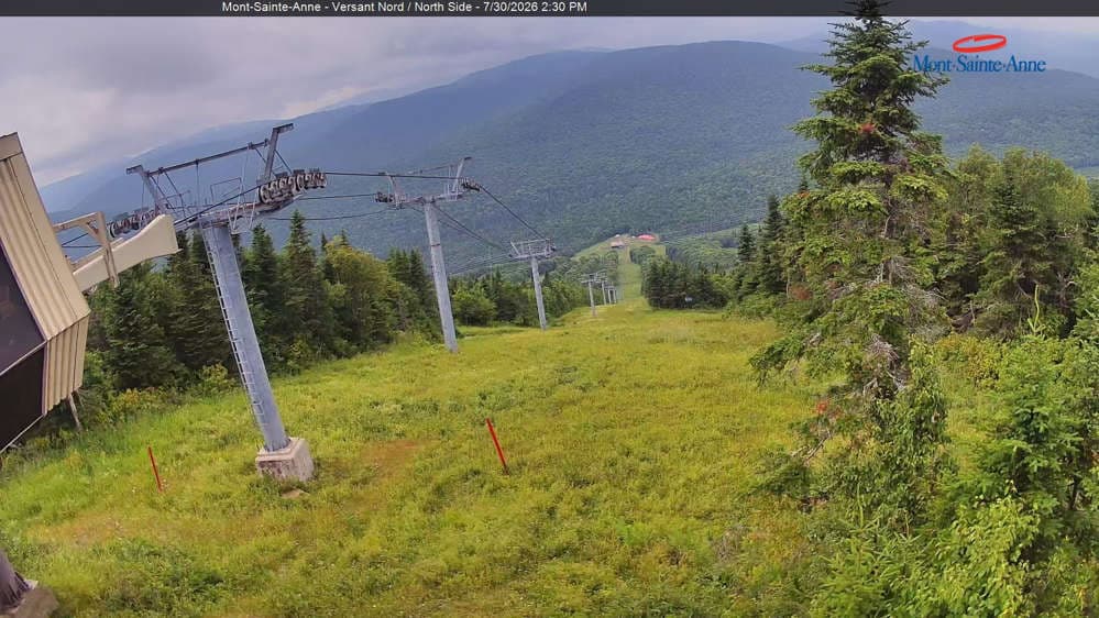 Mont Sainte-Anne - Versant Nord | North side WebcamN
