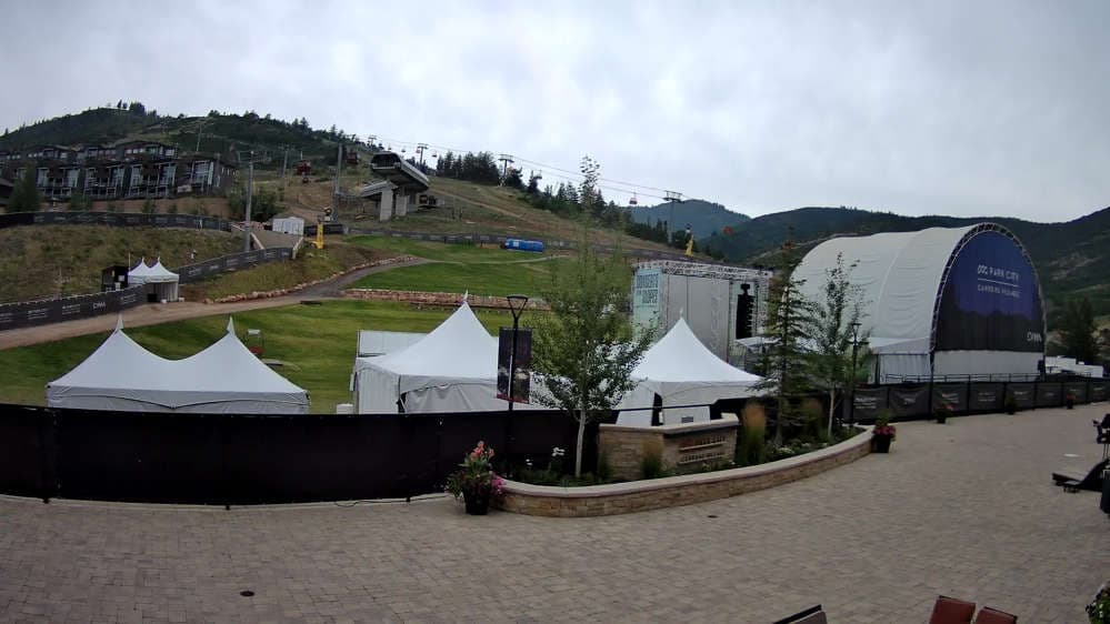 Canyons Village Ski Beach