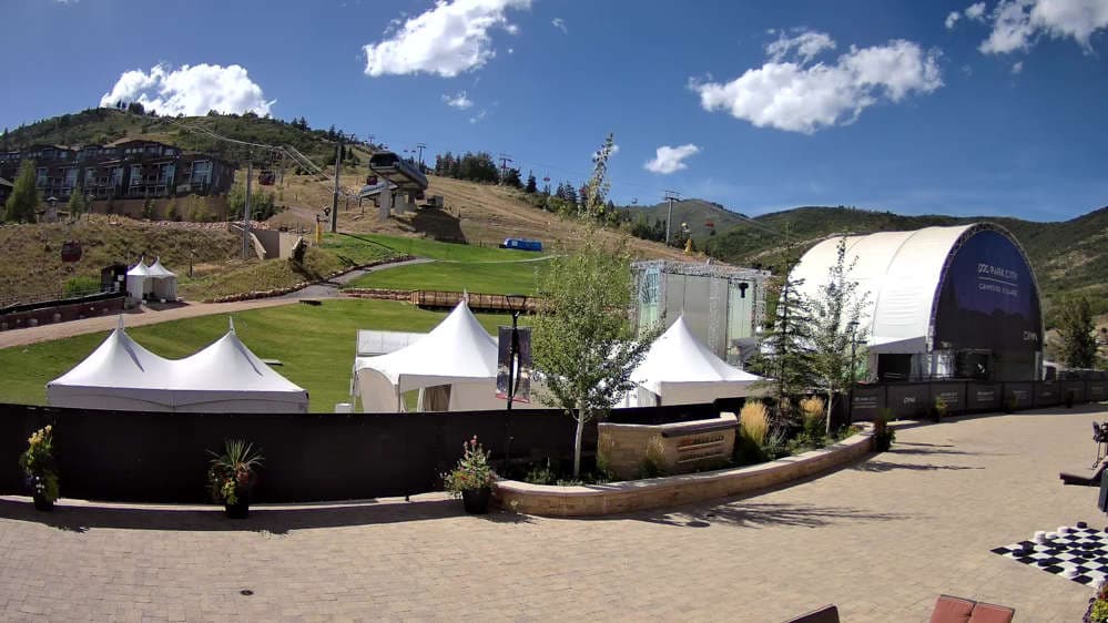 Canyons Village Ski Beach