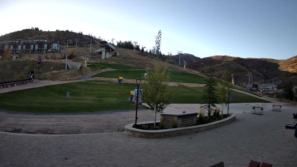 Canyons Village Ski Beach