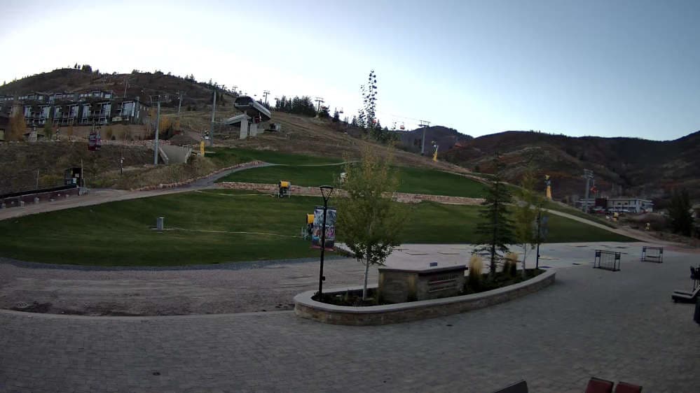 Canyons Village Ski Beach