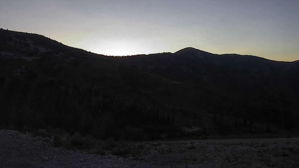 View looking north from the Rowdy Grouse