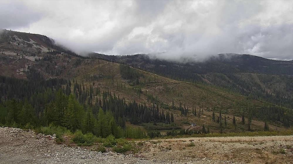 View looking north from the Rowdy Grouse