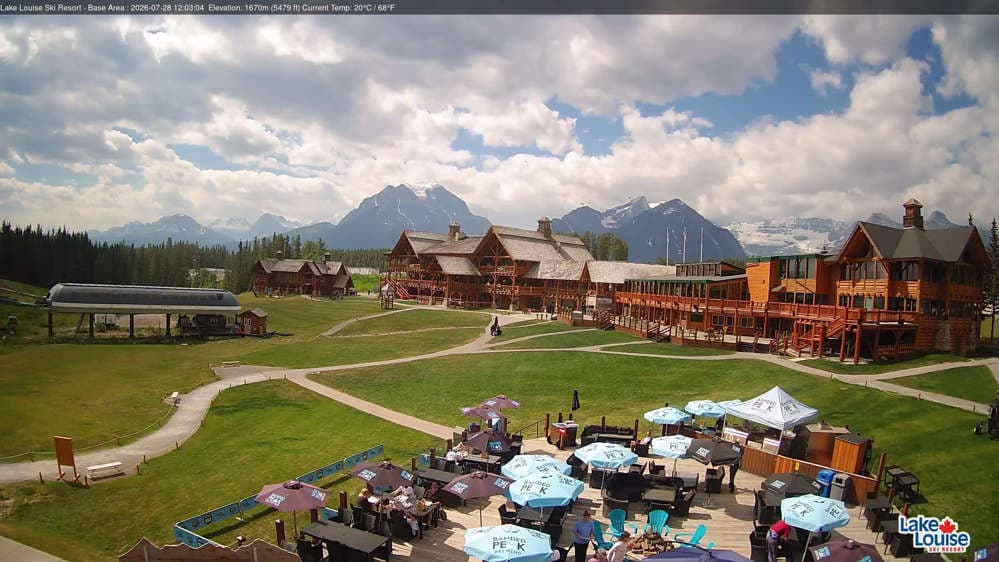 Lake Louise Mountain Kokanee Cabin Cam