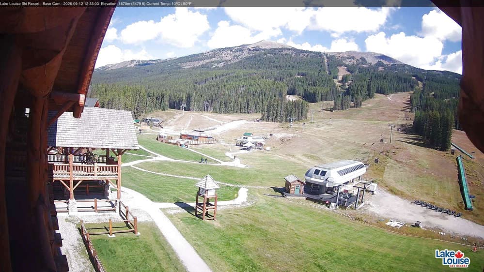 Lake Louise Mountain Base Area Cam