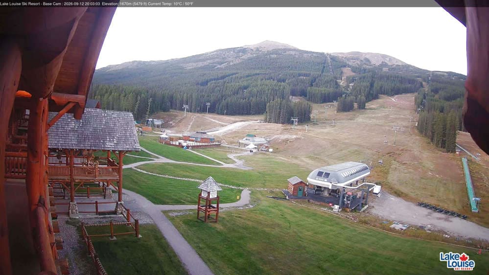 Lake Louise Mountain Base Area Cam