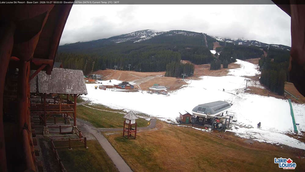 Lake Louise Mountain Base Area Cam