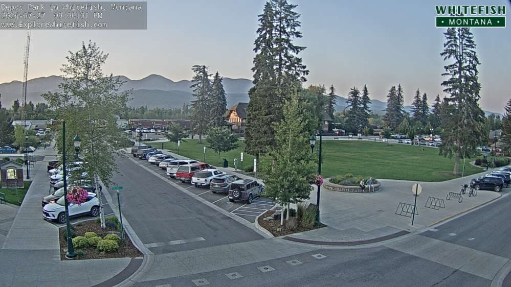 Whitefish - Whitefish Depot Park Webcam