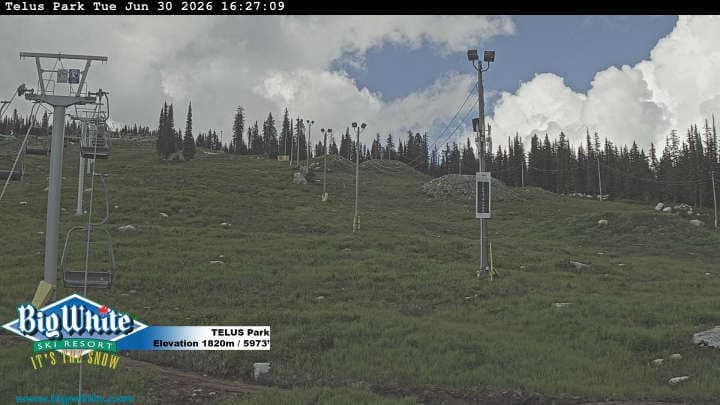 Big White Ski Resort TELUS Park Cam