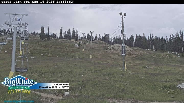 Big White Ski Resort TELUS Park Cam