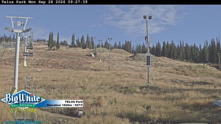 Big White Ski Resort TELUS Park Cam