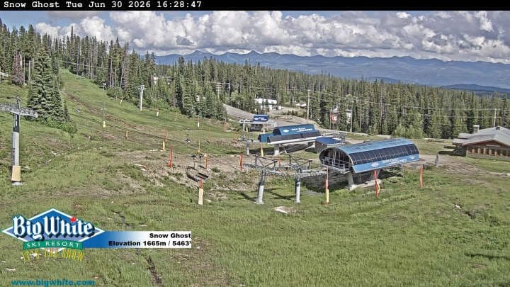 Big White Ski Resort Snow Ghost Cam