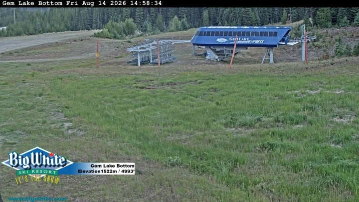 Big White Ski Resort Gem Lake Bottom