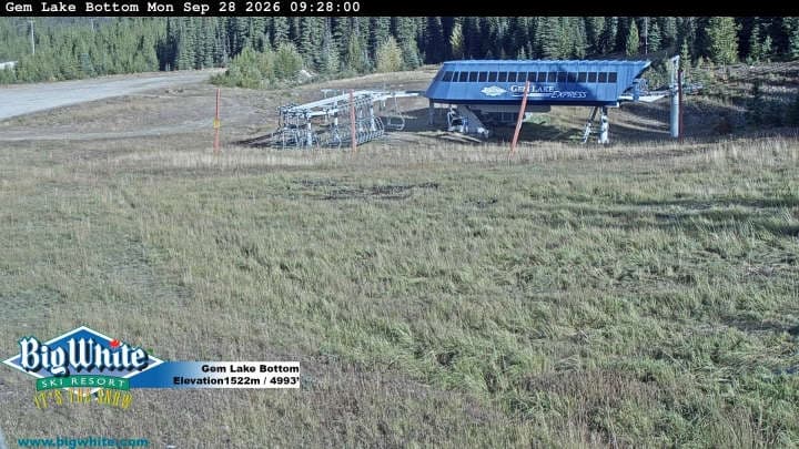 Big White Ski Resort Gem Lake Bottom