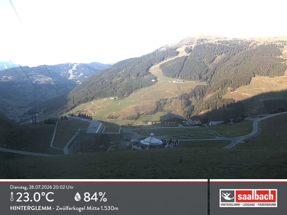 Webcam Saalbach Zwölferkogel Mittelstation