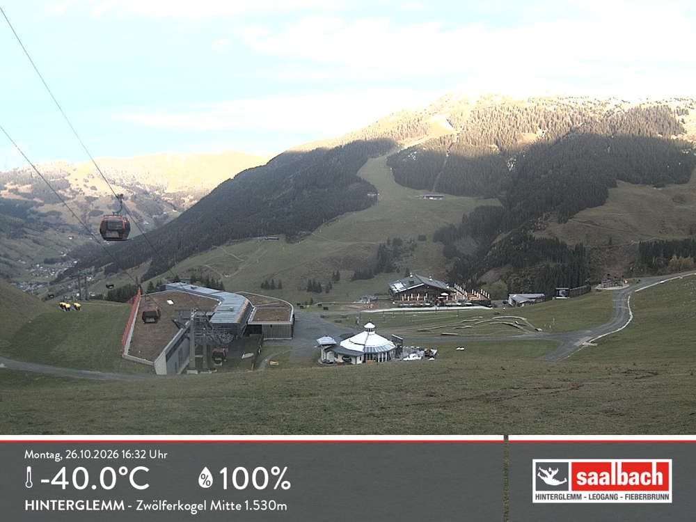 Webcam Saalbach Zwölferkogel Mittelstation