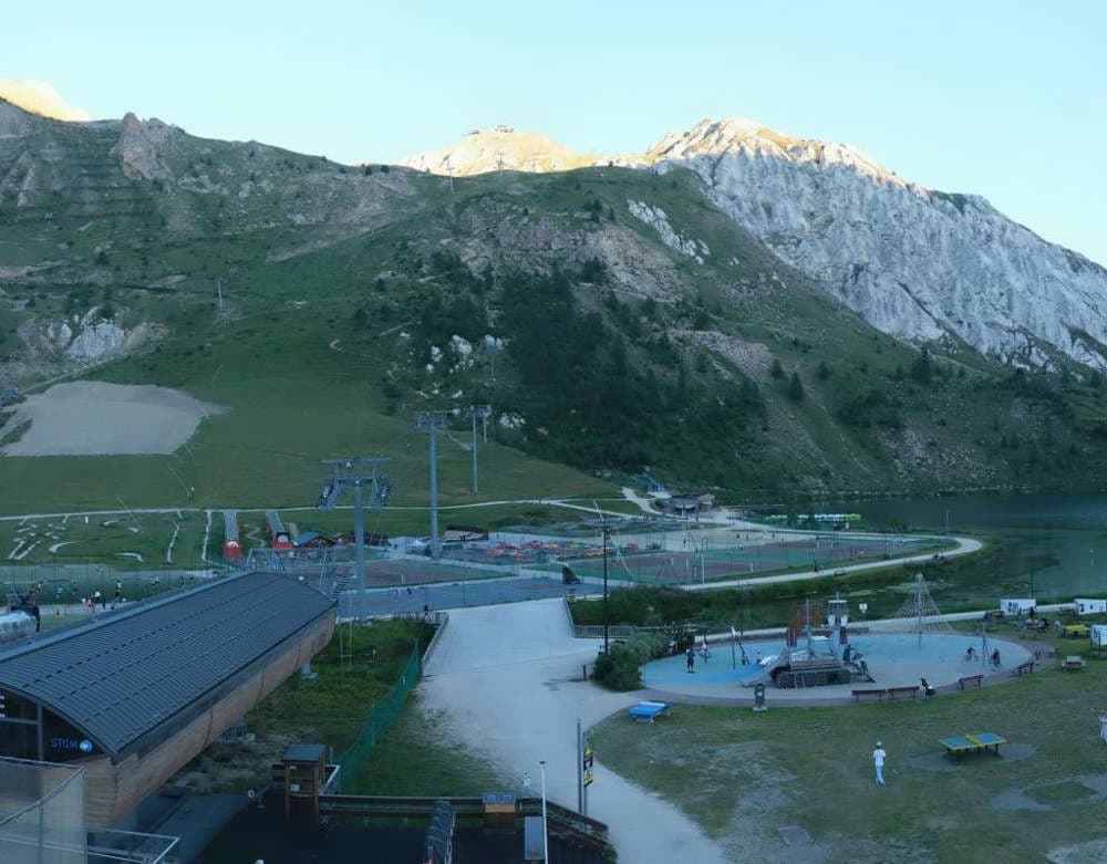Tignes - Départ télécabine de Tovière