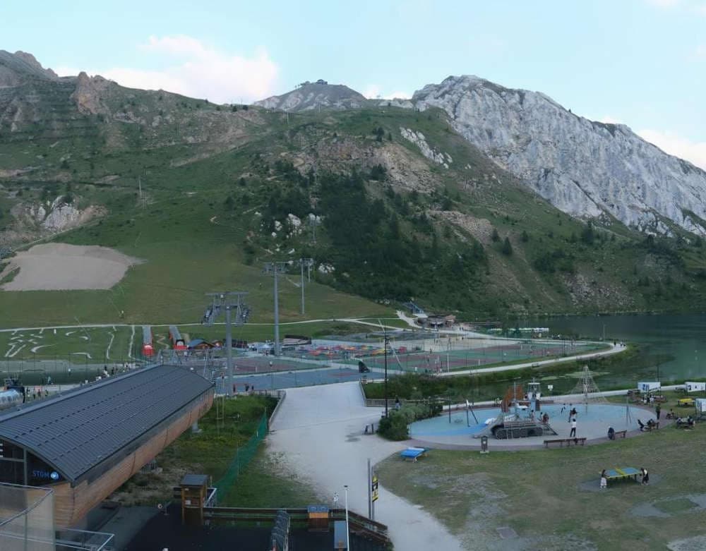 Tignes - Départ télécabine de Tovière