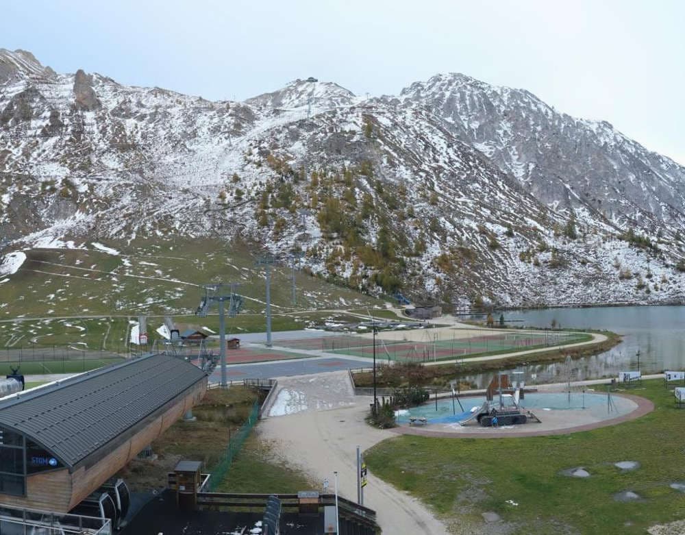Tignes - Départ télécabine de Tovière