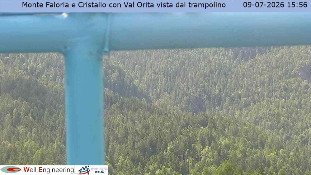 Cortina - Vista Monte Faloria e Cristallo dal trampolino