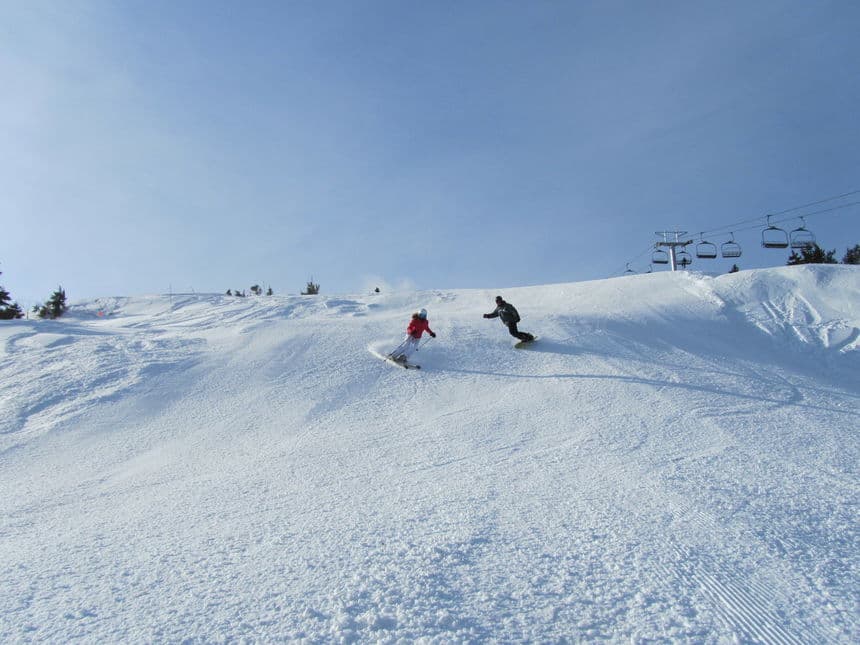 Skiers versus Snowboarders at Alta